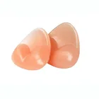 Upgraded Silicone Clear Bra Inserts Triangle Chest Pads Breast Enhancers Push-up Gathering for Bikini