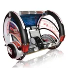 Two large wheels cars amusement equipment 2 player hot wheels games