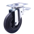 High quality Industrial mobile plastic dumpcart waste container caster wheels
