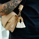 Hot Hot Sale Handmade Boho Weaving Tassel Keychain For Handbags