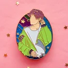 Korea Idol Ins New Arrival Custom Bulk Kpop Hard Enamel Pin Custom Lapel Pins With Glitter