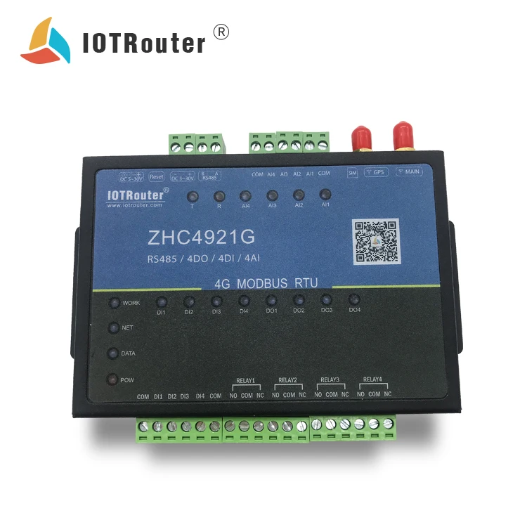 industrial modbus ethernet converter gsm rtu controller ZHC4921 internet modem IOT Router 128 - ANKUX.COM