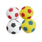 6.3cm football shape stress reliever PU foam squeeze soccer stress ball