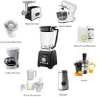 Juice Machine Blender Machine Factory Juice Blender 2000w Blender Machine 2L Chopper Blender