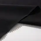 Cotton Terry Fabric Cotton French Terry Fabric Wholesale 300GSM 100% Cotton French Terry Fabric Black