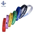 Festival Promotional Custom Silicon Rubber Wristbands For Event