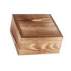 Desktop stationery organizer engraving craft art unfinished wooden boxes wholesale