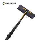 Brand New Commercial Polefed Products Solar Panel Brush Long Window Cleaning With Telescopic Pole 6M