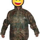 Nylon fishing rain gear-camouflage rain jacket