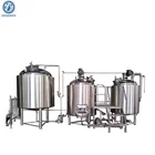 Small model 500l brew system brewery equipment beer fermenting turnkey plant for bar