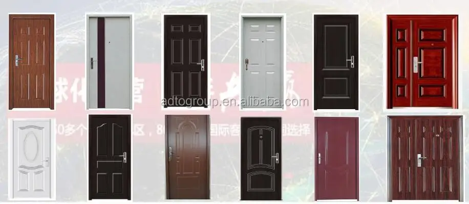 Steel Material Exterior Security Doors