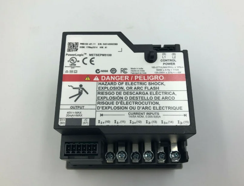 Schneider Powerlogic Pm5100 Multifunction Pulse And Alarm Power Monitor