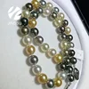 traditional natural color top quality south-sea pearls mix tahitian pearls necklace fashion design