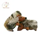 Soft puppy bite play chew toys interactive stuffed plush pet toys