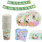 biodegradable disposable foil dinewhare dinner paper plates cups dishes set