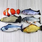 2020 Wholesale Amazon Best Fish Toy USB Electric Simulation Interactive Fun Electric Fish Cat Toy