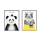 Support customization animal abstract color Nordic decorative canvas print painting