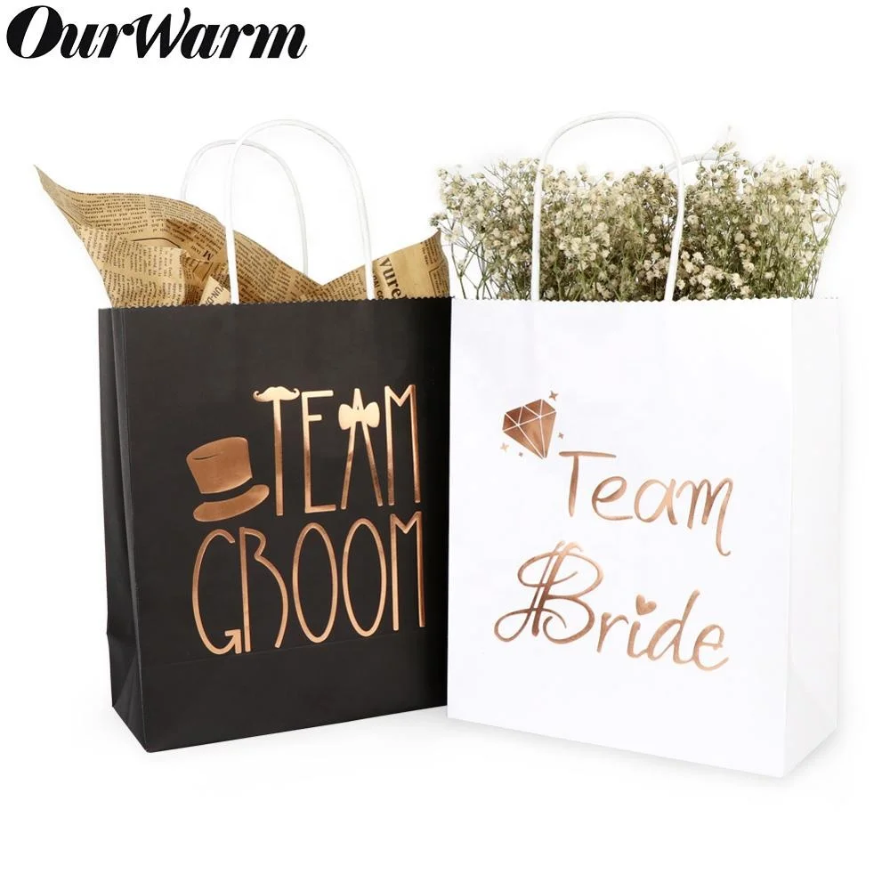 wedding kraft bags