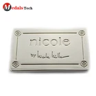 Metal Metal Plate Customized Logo Silver Plating Thin Sport Metal Plate