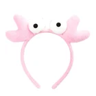SJ0498 Christmas day pink party decorating hair band polar fleece funny crab eyes headband