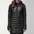 2019 new hot custom made long style lightweight ladies winter duck down feather women jackets