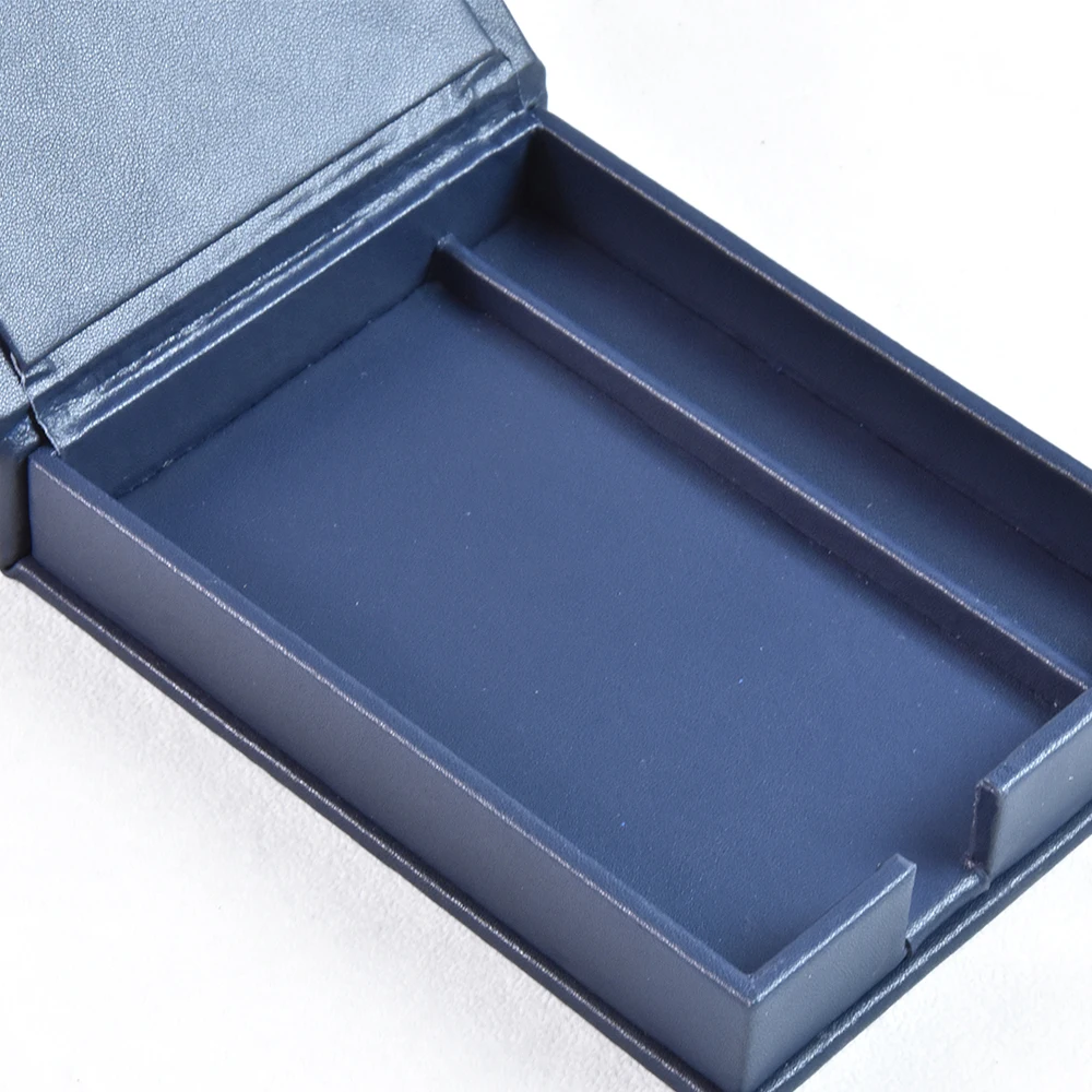 Classic custom leather desktop organizer note pad holder for hotel