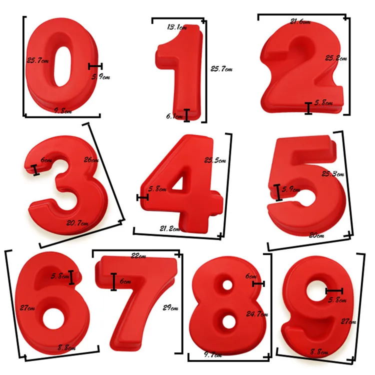 Venta Al Por Mayor Moldes De Numeros Grandes Compre Online Los Mejores Moldes De Numeros Grandes Lotes De China