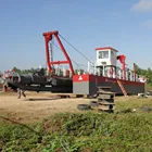 1250 m3 Jet Suction Gold Dredging Dredger for Gold Mining in Mongolia