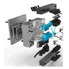 3D CAD Design high precision aluminum mold Small Sized Plastic Injection Molding P20 mold maker