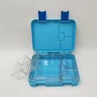 工場卸売弁当 2018 強化された電子レンジ 6 コンパートメントプラスチック弁当ランチボックス子供のための