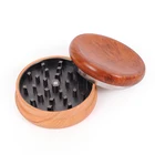 68mm Wood Herbal Herb Tobacco Spice Grinder Smoke Grinders Tobacco Accessories Weed Manual Herb Grinder