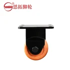 Customized 3 inch low gravity 280 degree high temperature resistant fixed casters