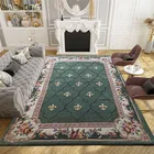Living room luxury design handmade area wool rug