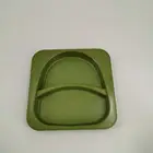 Dishwasher no odor bamboo fiber separated children's meal plate