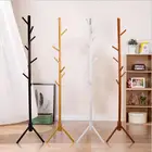 Rack High Grade Wooden Tree Standing Coat Rack