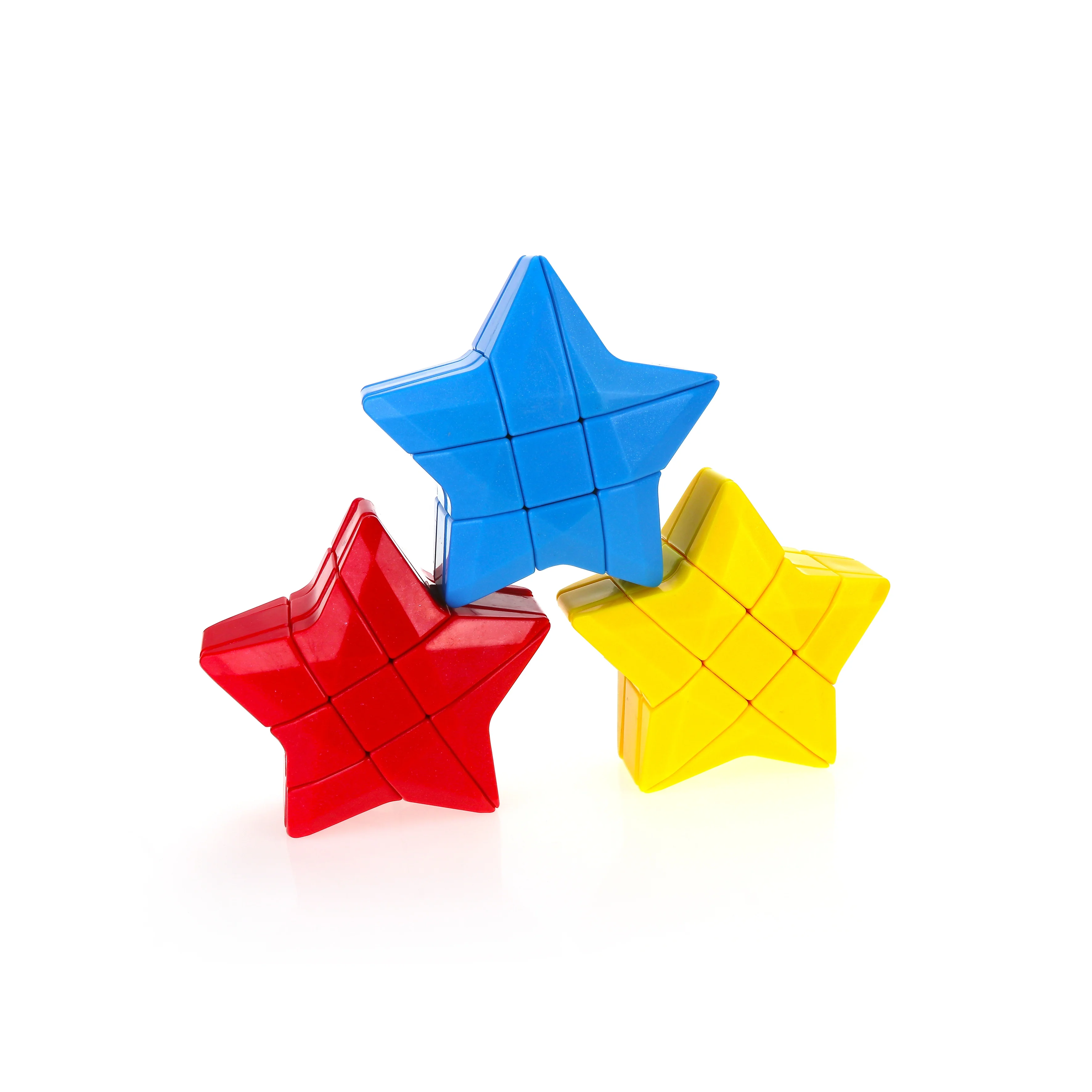 Yongjun nueva estrella en forma de competencia de plástico magia rompecabezas de cubo