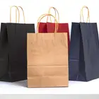 In Stock Manufacturer Low Cost Christmas Cheap Brown Kraft Paper Bag For Clothing/Gift/Food/Packaging