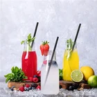 Bar Accessories Straws Customized Logo Eco-Friendly Black Paper Straws Drinking