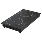 Good quality 110V induction cooker two burners tempered glass