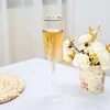 Wholesale Wedding Gold Rim Champagne Flutes Champagne Glass Cup
