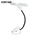 HEBIKUO Factory price high quality clip on led music stand light with 28 light