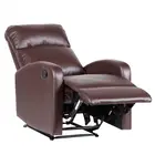 Sofa Leather Living Room Sofas Modern Furniture Living Room 1 Seat Sofa Manual PU Leather Recliner Sofa Chair