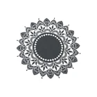 Decoration Table Customized Decoration Household Anti Slip Table Pad Embroidered Round Placemat