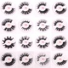 Hand Fake Hand Made High Quality Luxury 3D Curl Synthetic Mink Lashes Thick Fake Eyelashes Custom Eyelashes Samples