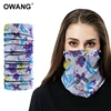 all over printing windproof logo all over printed seamless neck warmer bandana