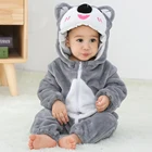 Baby Rompers Professional Factory Made Warm Soft Fluffy Thickening Baby Girls' Rompers