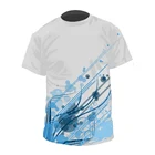 Quick Thermal Transfer T-shirt Pattern Custom Quick Board Spandex / Cotton Thermal Transfer T-Shirt For Men