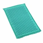 Flower design relax zensufu massage natural linen coconut mat with spikes nails acupuncture therapy