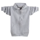 Wholesale High Quality Fleece Or Terry Blank Long Sleeve Printed Custom Design Cashmere Hoodie with Zipper Men