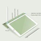 Shockproof TPU Silicon Case for IPad 2017 with Pen Slot PU Leather Smart Cover for 9.7